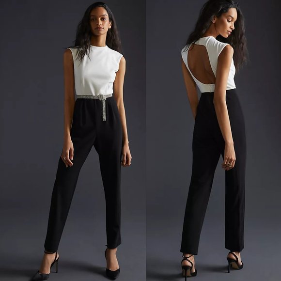 Anthropologie Open-Back Jumpsuit